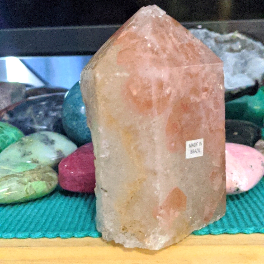 Pink Amethyst Druzy tower - Picture 4 of 6